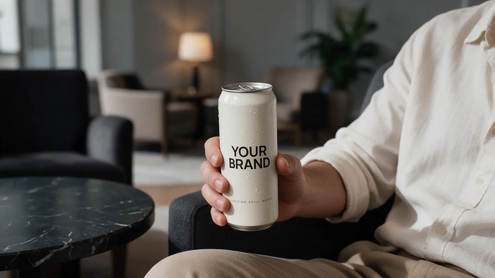 Elevate Hotel Stays with Branded Water Cans