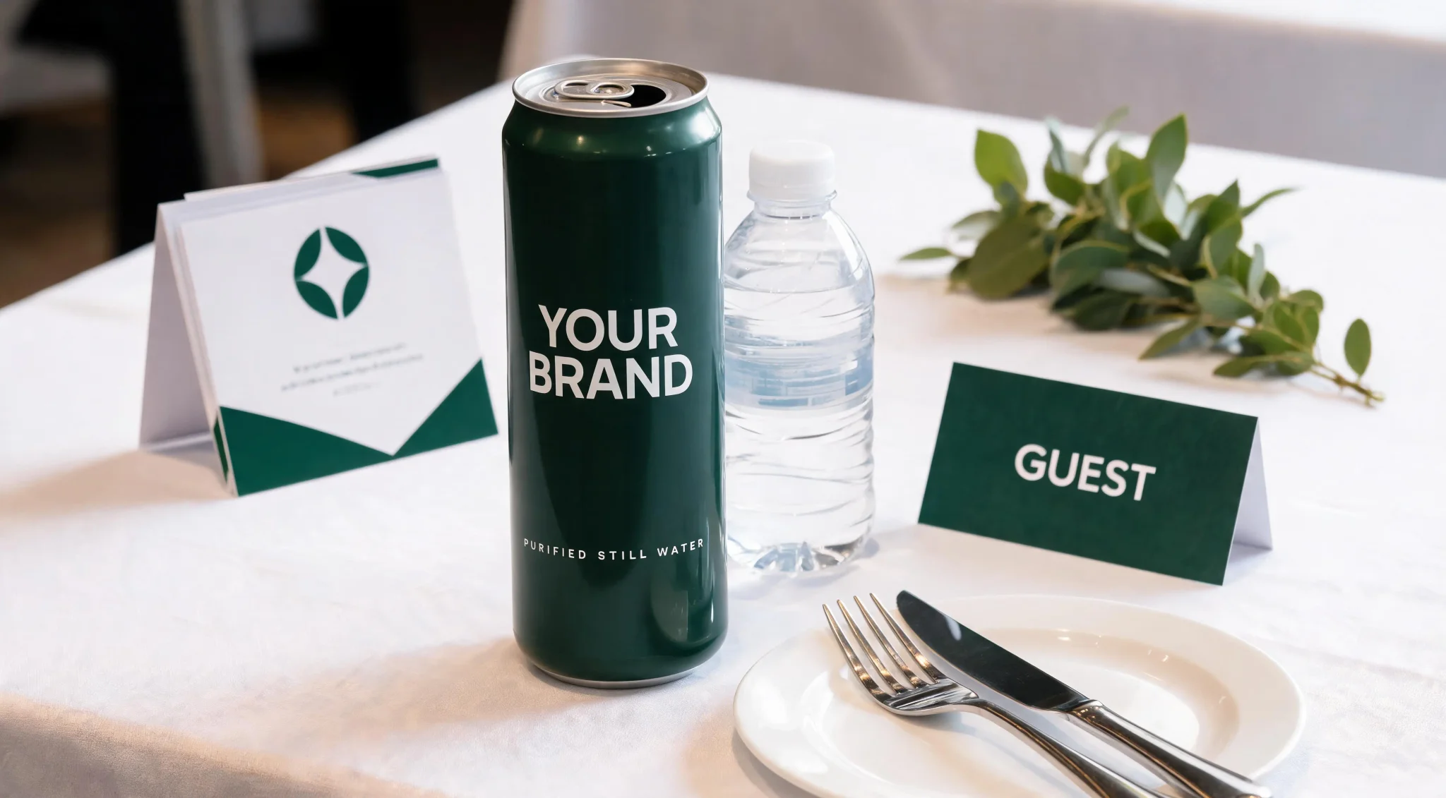 Branded Water: Elevate Events with Custom Cans