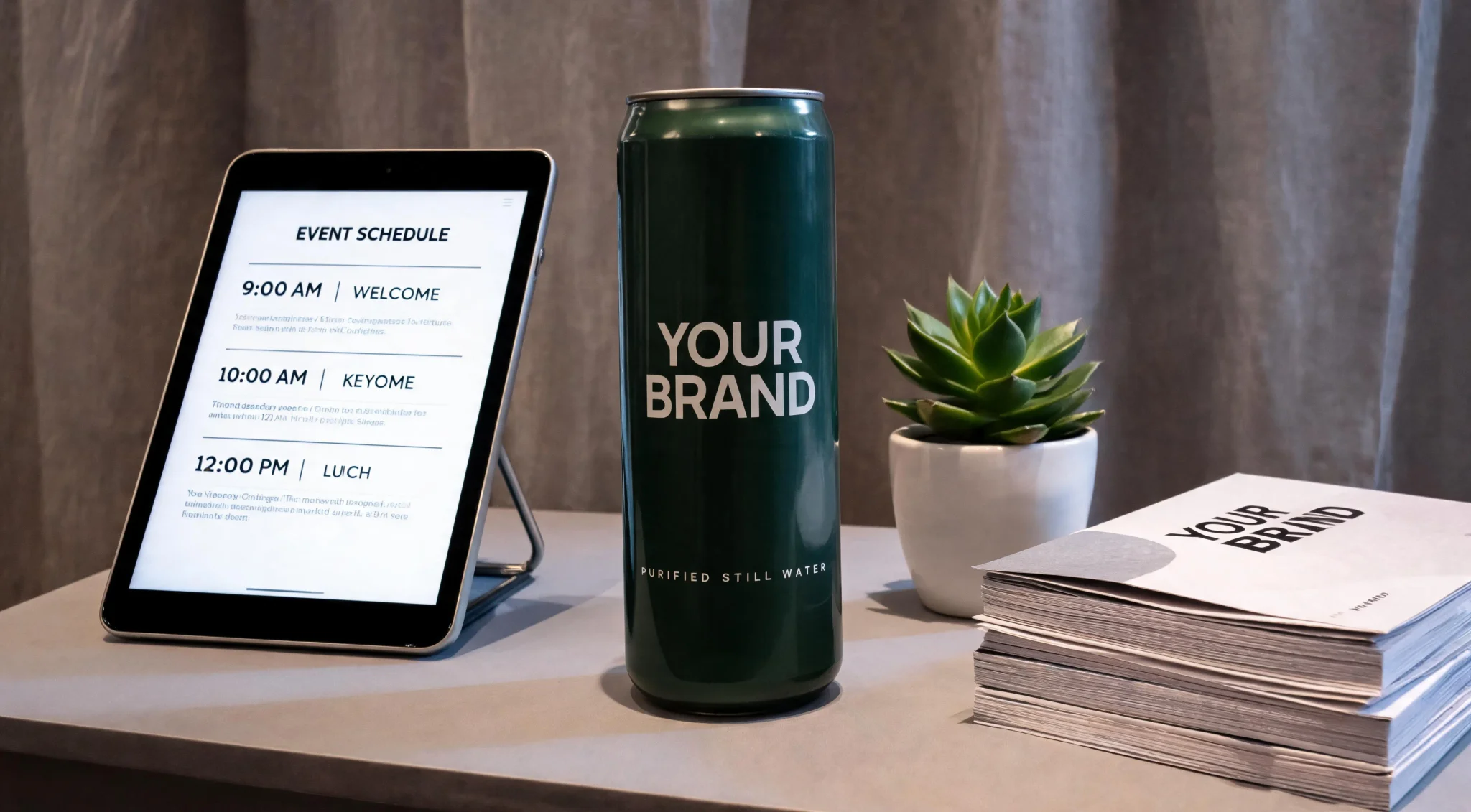 Branded Water: Elevate Events with Custom Cans
